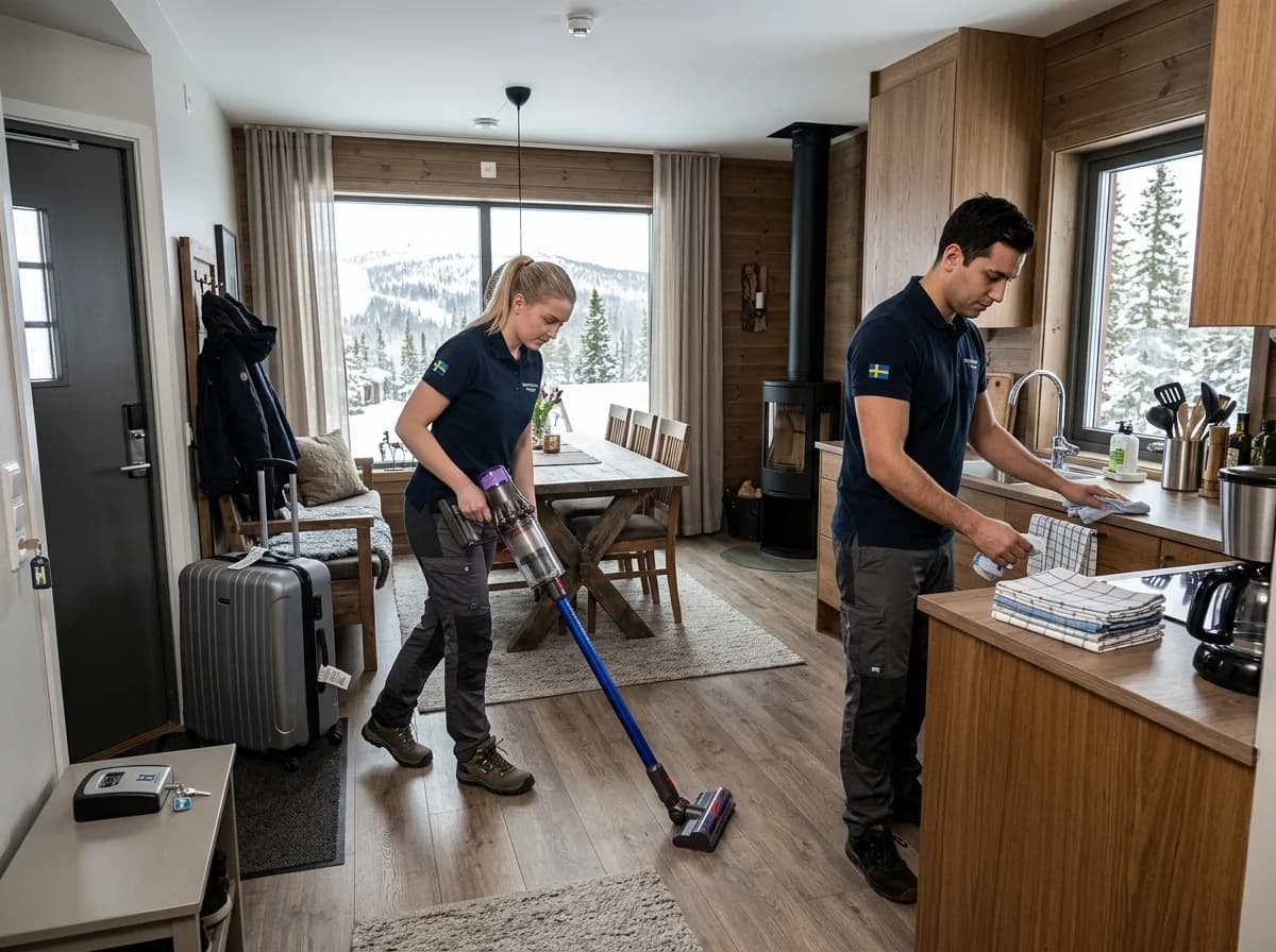 Städning inför och efter uthyrning